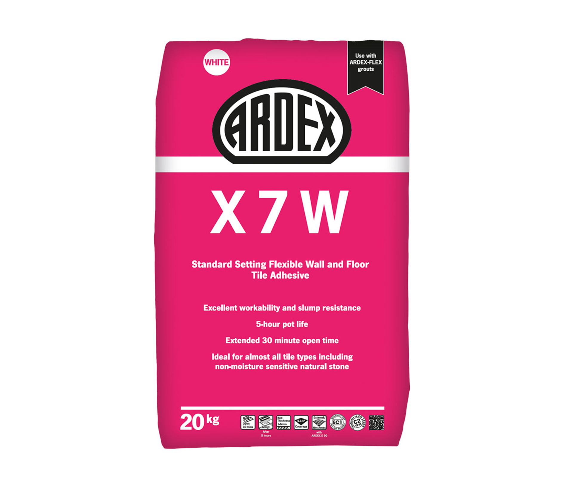 Ardex X7 White Adhesive