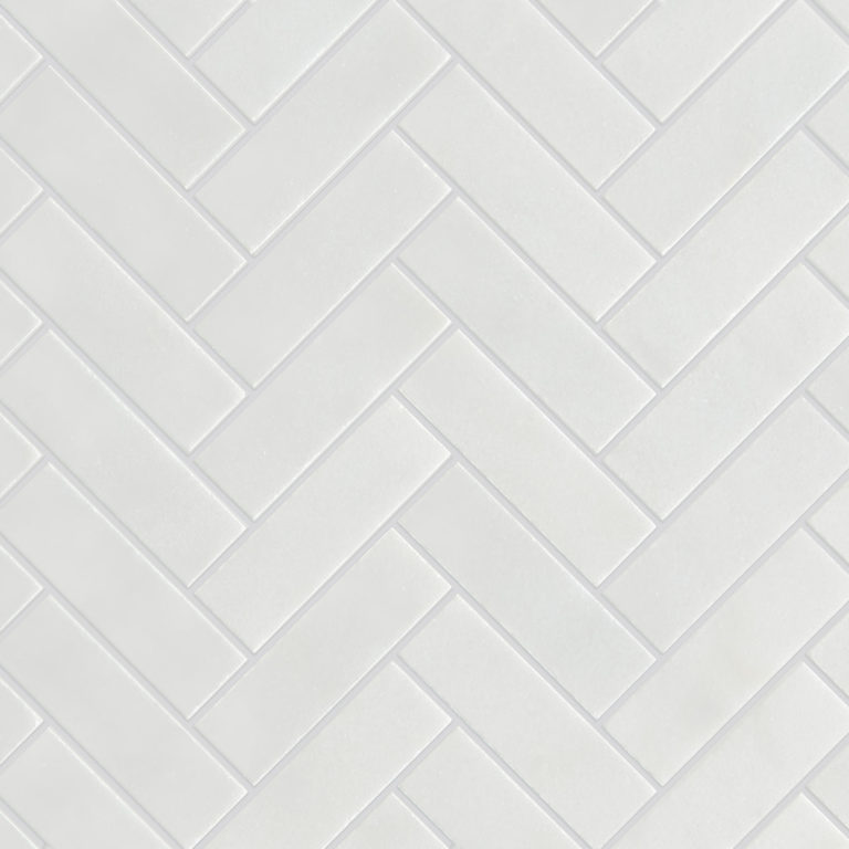 Calacatta Honed Marble Herringbone, Honed White Marble Herringbone Floor Tiles