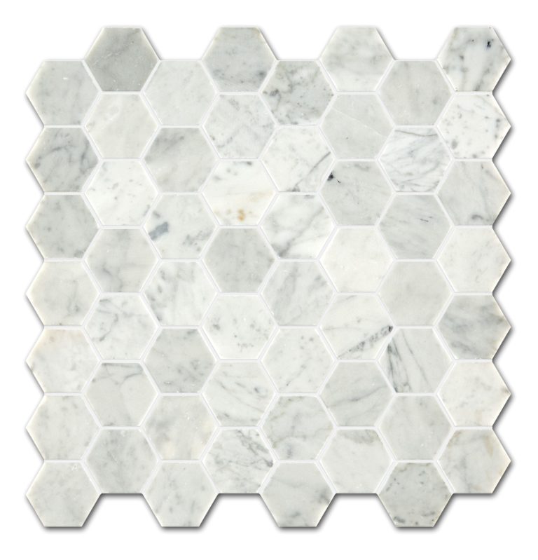 carrara-honed-hexagon-marble-tile-mosaic
