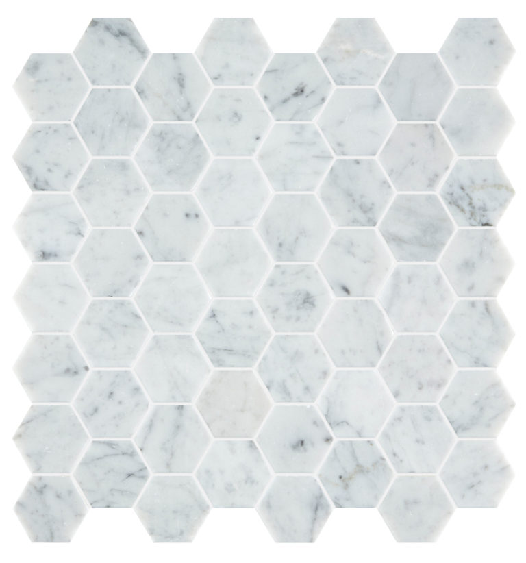 carrara-marble-tile-hexagon-mosaic
