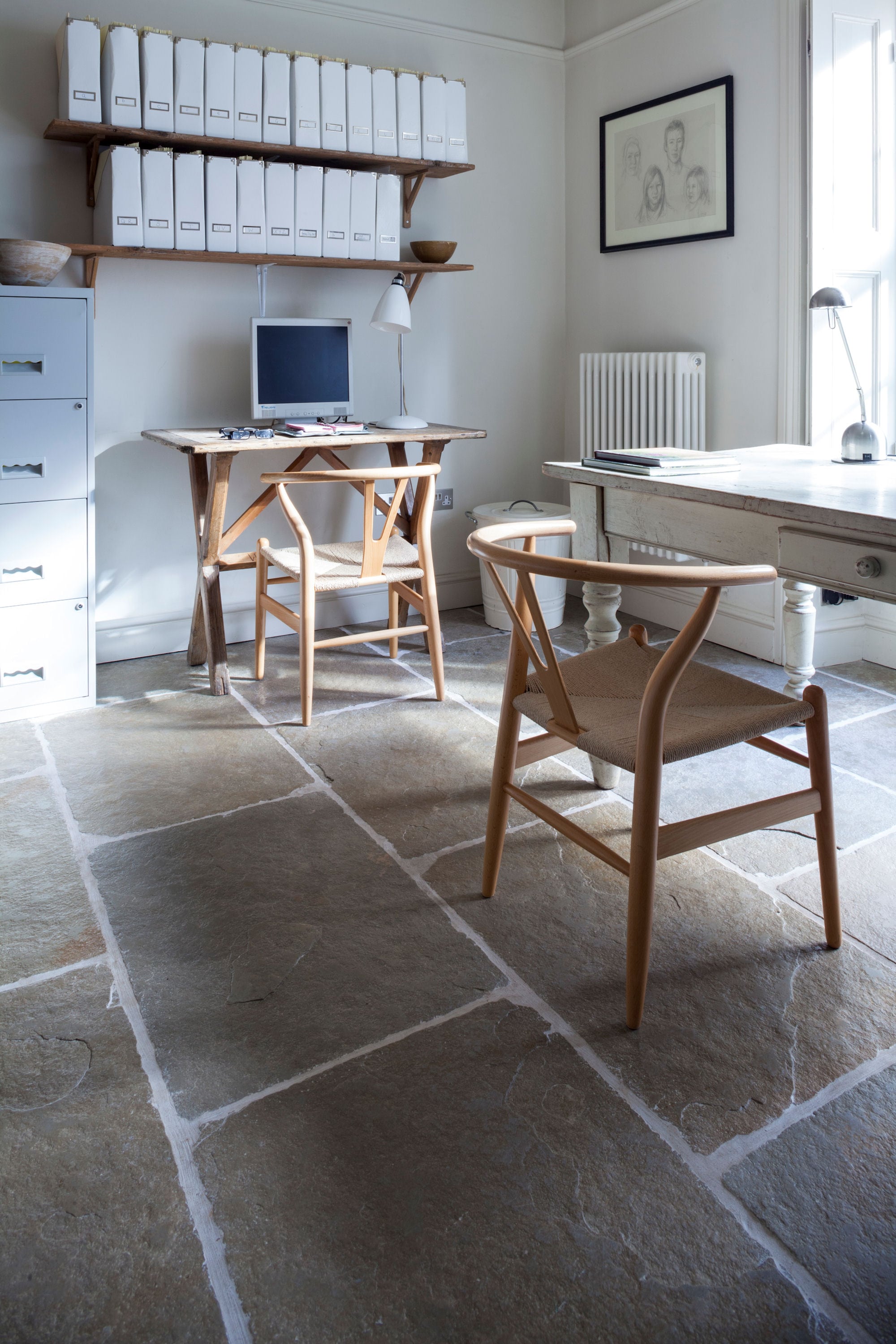 Jaipur Brushed Limestone Tiles Mandarin Stone