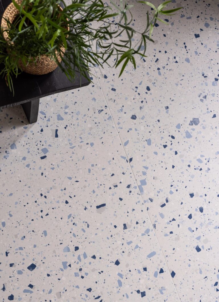 Terrazzo Nouveau Cobalt Matt Terrazzo Effect Porcelain - Web Resolution