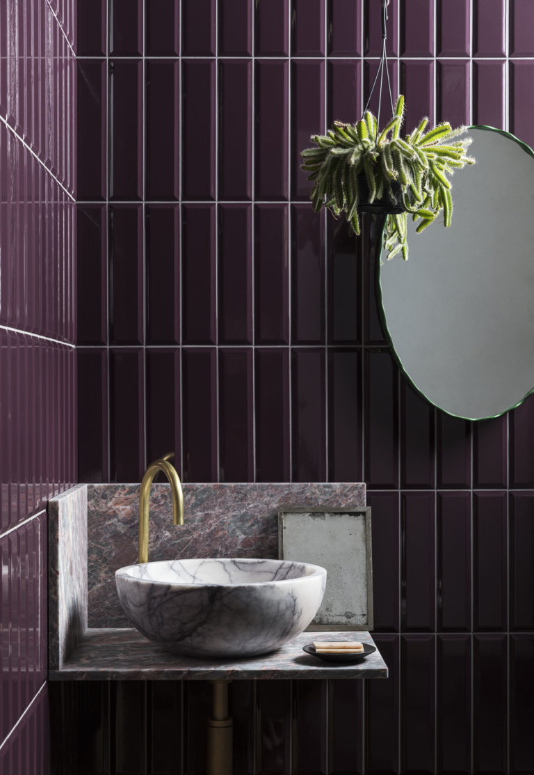 norse-subway-grape-gloss-ceramic-tile-with-mirror-and-sink