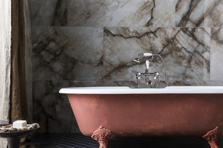 polar-taupe-gloss-marble-effect-bathroom-tiles