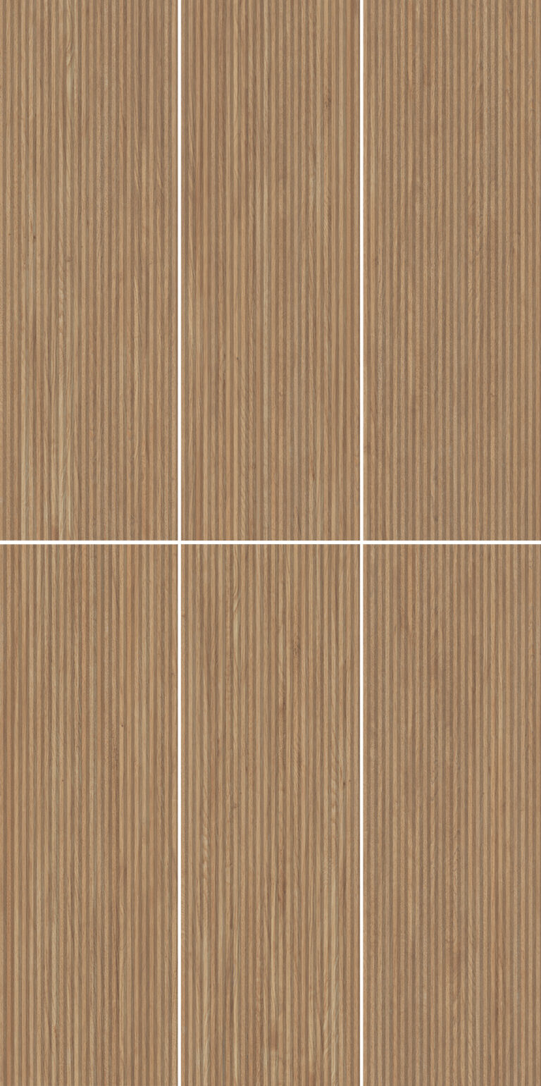 Riga Maple Fluted Grid
