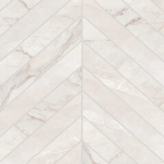 Piazza Amber Matt Marble Effect Porcelain Chevron