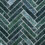 Verde Marl Honed Marble Herringbone Mosaic