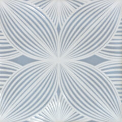 Eden Fleur Blue Gloss Ceramic