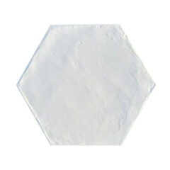Clay White Matt Porcelain Hexagon