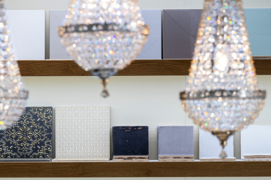 Mandarin Stone Tiles In Cheltenham Tile Shop in Cheltenham