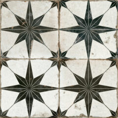 Motif Black Star Ceramic