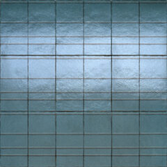 Opera Vintage Blue Linear Decor Satin Porcelain