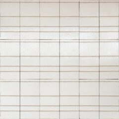 Opera White Linear Decor Satin Porcelain