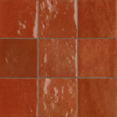 Zellige Coral Gloss Ceramic