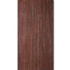 Tacta Red Matt Linear Flute Stone Effect Porcelain
